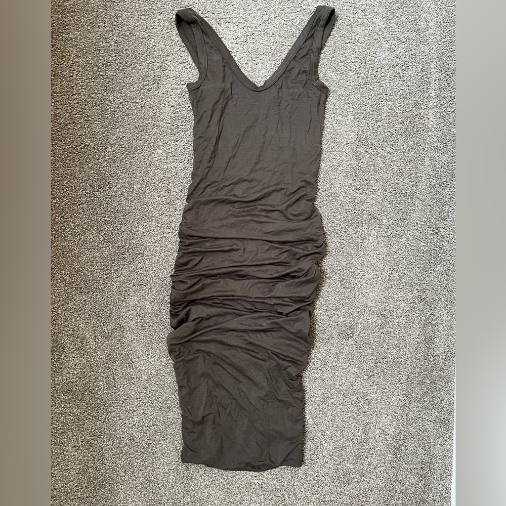 Bishop & young ruched dress S midi